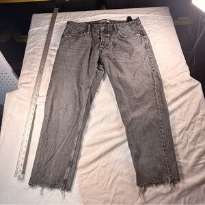Zara Women's Gray Ankle Jeans